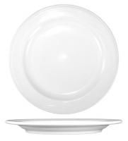 12N373 Plate, 9-5/8 Dia, Bright White, PK 24