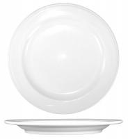 12N374 Plate, 10-5/8 Dia, Bright White, PK 12