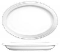 12N377 Platter, 13x9-1/8, Bright White, PK 12