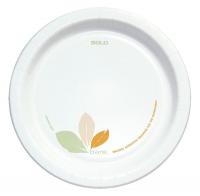 12N428 Paper Plate, 8-1/2 Inch, Clay Coated, PK250