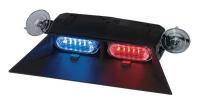 12P021 Dual Hd Dash/Deck Light, LED, Red/Blue, 7 W