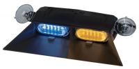 12P022 Dl Hd Dash/Deck Light, LED, Blue/Amber, 7 W