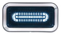 12P050 Perimeter Light, LED, Blu, Surface, Rect, 9 L