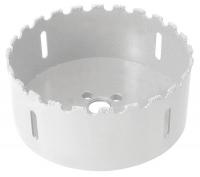 12P417 Carbide Hole Saw, Carbide Grit, 4 In