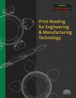 12R012 Print Reading Engineering/Mfg Tech 3Ed