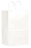12R083 Shopping Bag, White, Kary, PK 250