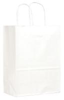 12R084 Shopping Bag, White, Missy, PK 250