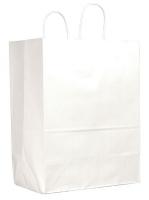 12R087 Shopping Bag, White, Sup R Mart, PK 250