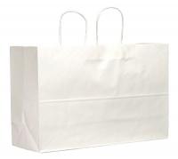 12R088 Shopping Bag, White, Tote, PK 250
