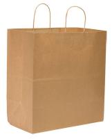 12R092 Shopping Bag, Brown, Super Royal, PK 200