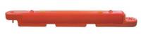 12R474 Airport Barrier, Orange, 10 In. H, 10 In. W