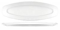 12R899 Fish Platter, 21 Inch Length, White, PK12