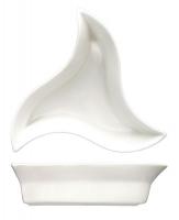 12R903 Star Appetizer Dish, 6 Inch, White, PK 36