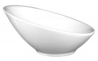12R923 Slanted Side Bowl, 10-1/2 Oz, White, PK 24