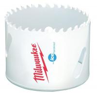 12T013 Ice Harden Hole Saw, Bi-Metal, Blk, 3-3/8in