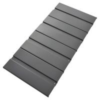 12T046 Decking, 48 In. W, 24 In. D, Gray