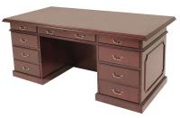 12T341 Office Desk, Prestige Series, Mahogany