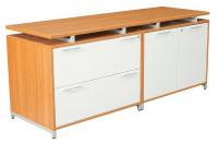 12T392 File Cabinet, w/ Storage, OneDesk, Amber