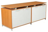 12T396 Double Storage Cabinet, OneDesk, Amber