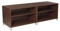 12T402 Double Shelf Credenza, OneDesk, 20 H, Java