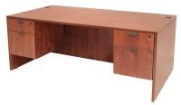 12T468 Office Desk, Legacy Series, 66W, Cherry