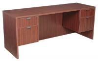 12T487 Office Credenza, Legacy Series, Mahogany