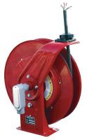 12T747 Cord Reel, 20A, 600V, 50Ft, Red, Wire Leads