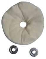 12U086 Buffing Wheel, Loose Sewn, 8 In Dia.