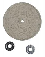 12U087 Buffing Wheel, Spiral Sewn, 10 In Dia.