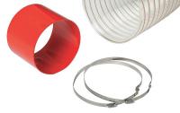 12U158 Steel Flex Hose Ext. Kit, 8 In. x 7 Ft.