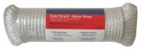 12U276 Rope, Nylon, Braided, 5/16 In. dia., 100ft L
