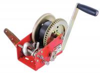 12U368 Ratcheting Winch w/Strap, Spur, 2500 lb.