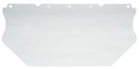 12V766 Visor, Clear, Polycarbonate, 17InW, 7-1/2InH