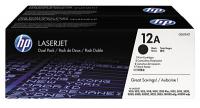 12X482 Toner, HP, Color LJ 1012, 1018, Blk, PK 2