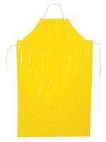 12Y504 Grommet Apron, Yellow, 55 In. L, PK 100