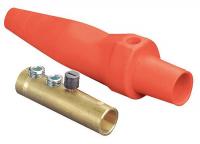 12Y747 Female Connector, Single Pole Cam, Red
