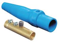 12Y748 Female Connector, Single Pole Cam, Blue
