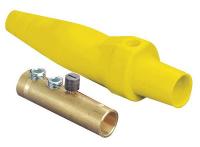 12Y751 Female Connector, Single Pole Cam, Yellow