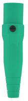 12Y758 Male Connector, Single Pole Cam, Green