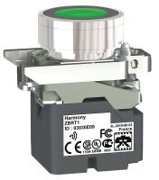 12Z287 Push Button with Transmitter, Green, 22mm