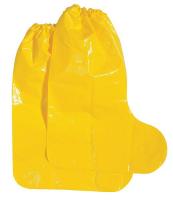 12Z602 Boot Covers, M, Yellow, PK 100