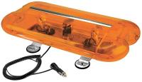 13A531 Mini Lightbar, Halogen, Amber, Magnet, 24 In