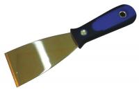 13A668 Putty Knife, Stiff, Full Tang, Brass/PP, 2In