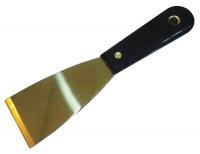 13A688 Putty Knife, Stiff, Full Tang, Brass, PP, 2In