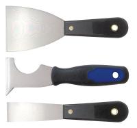 13A715 Scraper Set, Flex, Stl/PP, 1-1/4, 2 and 3 In