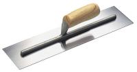 13A739 Cement Trowel, 16 x 4, Steel, Wood
