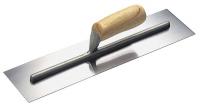 13A741 Cement Trowel, 18 x 4, Steel, Wood