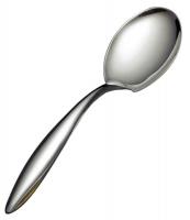 13C085 Serving Spoon, Solid, 9-3/4 Inch