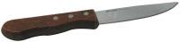 13C123 Steak Knife, Dark Wood Handle, PK 12