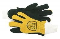 13P245 Firefighters Gloves, M, Cowhide Lthr, PR